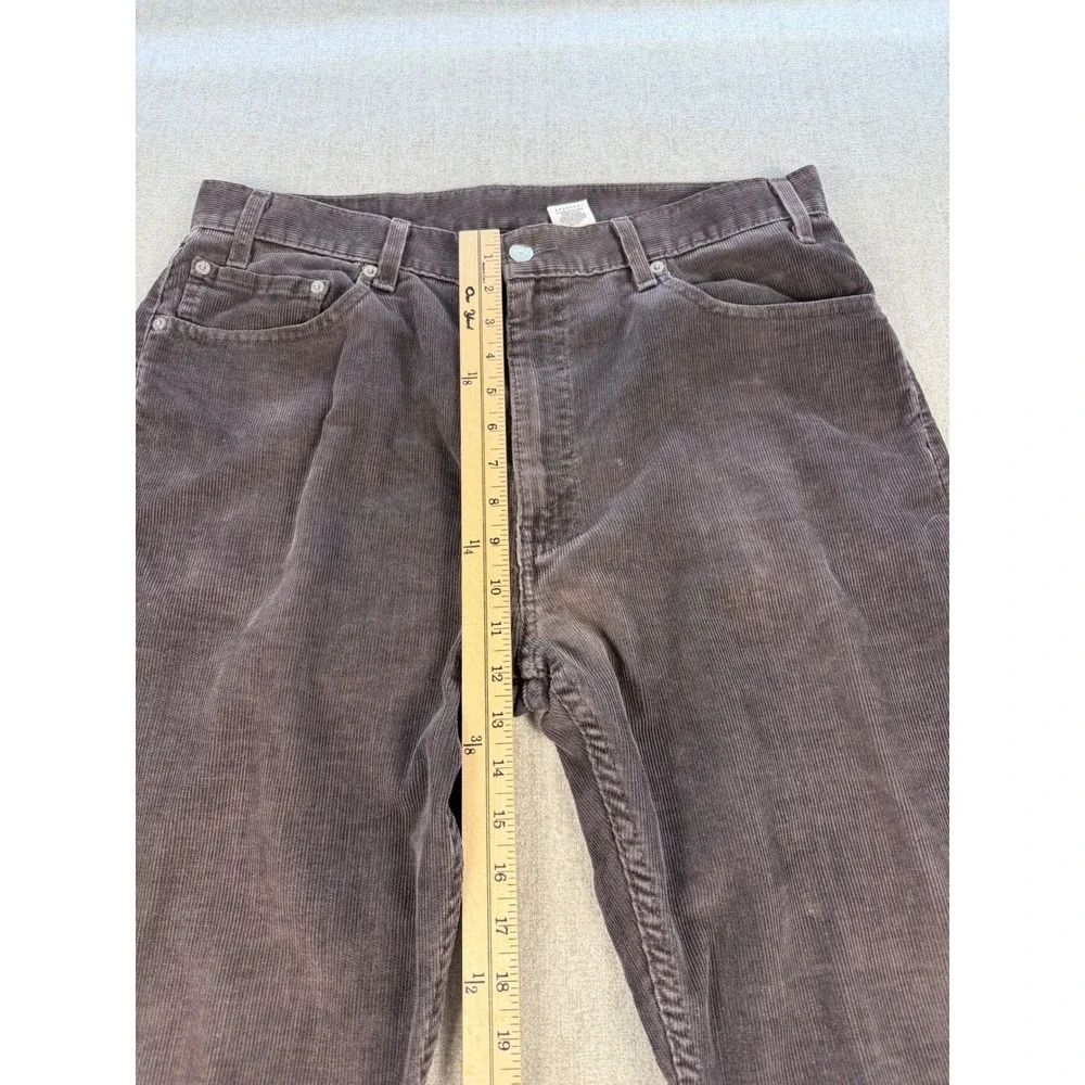 VTG Levi's 505 Men 36X32 Brown Corduroy Pants Regular Fit Cotton Blend